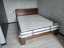 沃木 实木床 双人床主卧床 新中式小户型橡木床 现代简约夜灯储物 1.5*2米+椰棕床垫 实拍图