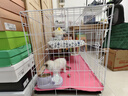 汤琪猫笼加粗便携折叠猫笼子猫别墅家用双层宠物用品猫窝猫屋龙猫笼子 白色 850#双层 实拍图