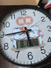 鹏创电波钟自动对时卡通挂钟儿童房客厅挂墙钟表家用卧室创意网红时钟 实拍图