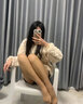 涞觅润丝【极光】丝袜无缝裆超薄丝滑油亮性感过膝连裤袜 茶色 闭裆M码 实拍图
