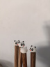 京严选儿童筷子天然鸡翅木分餐筷宝宝专用抗菌木筷高档一人一筷餐具套装 实拍图