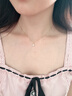 爱的约定18K金四叶草项链女莫桑石黄金吊坠彩金锁骨链生日礼物送女友老婆 18k黄金吊坠+S925银链+礼盒 实拍图