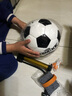 鸿克足球黑白5号防水耐磨真皮质感成人比赛专用儿童小学生训练zuqiu 4号经典黑白足球（送气筒气针网兜） 实拍图