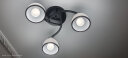 梵双餐厅吊灯三头简约现代创意个性饭厅灯房间灯新款北欧卧室灯具 3头直径50*22CM/ 配LED白光12W灯泡 实拍图