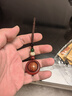 小叶紫檀时来转转钥匙扣手把件汽车红木实木挂件吊坠木雕非洲檀木 情侣款一对 实拍图