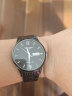 冠琴（GUANQIN）新款手表男士全自动机械表防水夜光商务男表瑞士品质多功能腕表 单日历-本色黑面 实拍图