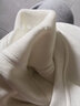 娇茹妮 原宿圆领无帽卫衣女秋冬中长款慵懒宽松百搭打底衫班服上衣外套 白色加绒（高品质不易起球） M (90—109斤） 实拍图