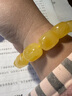 欧采妮 蜜蜡原石手串 藏式带原皮手链 男女款 附证书 M0370520001 实拍图