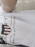 GANT 甘特夏季男女同款情侣款经典休闲学院风圆领短袖T恤|2003099 110白色 XL 实拍图