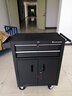 TANKSTORM 工具车推车汽修工具柜多功能移动零件车维修工作台纹身工具箱 TZ15磨砂黑（加高加锁 ） 实拍图