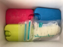 佰伶佰俐 150ml冰晶盒 保温箱母乳保鲜冷藏冰板可循环使用冰袋空调扇冰包冷链运输降温冰盒 3盒装（三色） 实拍图