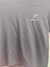 诚宜佳【纯棉2件装】长袖T恤男夏季新款男士t恤长袖宽松男长袖T恤打底衫 小蓝K黑+小THE雾霾蓝 3XL 建议 165/180斤 实拍图