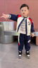 酷乐羊奥特曼衣服男童春装棒球服套装2026新款帅气男宝春秋潮酷运动外套 红色【外套+裤子】 110 实拍图