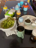 品生美 楠竹茶几客厅现代简约小户型茶桌简易极简北欧实木桌子双层茶台 黑胡桃色120*60*50cm 实拍图