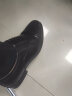 金猴（JINHOU）皮鞋商务正装鞋男士三接头大码皮鞋牛皮假系带套脚男鞋 黑色 四季款 44 实拍图