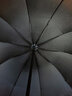 柏苑 超大号折叠雨伞黑胶手动三折商务伞三人大号雨伞个性创意男学生 10K超大号（125cm）3人-黑色 实拍图
