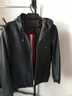 比菲力（BEVERRY）海宁连帽真皮皮衣秋新款男士保暖防风短款头层绵羊皮皮夹克 黑色 尺码偏小，建议选大一码 XXL 实拍图