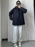 波司登（BOSIDENG）【反季】冲锋衣鹅绒羽绒服女款90绒三合一防风防雨透气显瘦外套 黑色8056 L 170/92A 实拍图