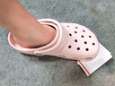 CROCS卡骆驰檀健次同款经典洞洞鞋男沙滩鞋户外沙滩包头拖鞋女鞋|10001 石英粉-6UR 36 /37(220mm) 实拍图