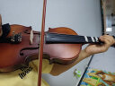 木棉花小提琴成人练习考级手工实木初学者专业级儿童入门 V236升级演奏款 3/4 身高150cm左右适用 实拍图