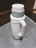 SIMELO（施美乐）印象京都明月保温瓶玻璃内胆304钢盖热水壶加厚学生宿舍热水瓶2.0L（无印白） 实拍图