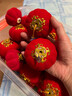 盛夏时光 小灯笼挂饰树上室内新年场景布置户外装饰盆景植绒红灯笼挂件 7.5cm植绒灯笼_16个装 实拍图