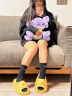 告白气球紫色史迪仔玩偶香芋史迪奇公仔毛绒玩具布娃娃抱枕男女孩生日礼物 紫色史迪奇 30cm【坐高不含耳朵】 实拍图