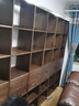 欧策（ouce）北欧现代简约北美黑胡桃木落地书架全实木整墙书柜博古架组合定制 AAA款书架北美黑胡桃木 实拍图
