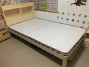千鹏（QIANPENG） 实木床 公主床 小儿孩童床单人床小学生青少年书架储物床家具 原木无漆床+5厘米椰棕床 1.2米*2米 实拍图