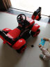 小酷贝美儿童全电动挖掘机男孩可遥控2-3-4-6岁宝宝大号可坐骑玩具电动车 热情红-大电瓶+双驱动+遥控器 实拍图