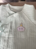 贝瑞加（Babyprints）新生儿连体衣1件装婴儿纯棉衣服宝宝护肚爬服四季哈衣柔软 绿59 实拍图