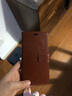 居小智适用小米redmi红米note5手机壳翻盖式皮套钱包款插卡外壳全包防摔软内壳磁扣保护套男女款 红米NOTE5【棕色】 实拍图