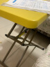 萌博士（MENGBOSHI） 电脑桌折叠桌书桌学习写字桌升降桌可移动多用途床上简易小桌子 柠檬黄三档 实拍图