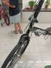 EG7折叠自行车成人女超轻便携单车变速大人迷你小型轮20寸男学生 免安装|荣耀五刀轮【骑士黑】 20英寸【适合身高:140-160CM】 实拍图