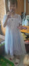 迪士尼女童连衣裙儿童夏装新款公主裙爱莎网纱裙艾莎节日表演裙 HXM028紫色 140cm 晒单实拍图