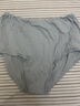 铜牛 女士内裤 汗布 大码加肥型三角裤 吸湿透气内裤 VC005 浅灰-男女 （尺码表参考男码） 1条 3XL (185/110) 实拍图
