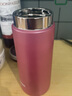虎牌（TIGER）保温杯轻便迷你型保冷杯MMZ-A35C真空男女办公杯水杯保温杯 霜花粉PF 350ml 实拍图