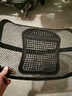 汽车座椅腰靠车用腰背靠垫透气四季司机驾驶员座腰部支撑腰枕托 居家办公室按摩腰靠舒适 马鞍坚固款-冰丝腰靠 实拍图