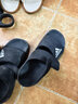 阿迪达斯 （adidas）童鞋露脚趾儿童凉鞋夏季款男童女童魔术贴软底小大童沙滩鞋GW0344 GW0344 黑 34 码/2uk/脚长21cm 实拍图