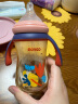 日康（rikang）奶瓶 宝宝吸管奶瓶 PPSU宽口奶瓶鸭嘴杯270ml N1047-2 芙蓉粉 实拍图
