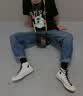 匡威（Converse）男鞋女鞋 ALL STAR系列经典帆布鞋休闲情侣休闲鞋学生板鞋 【黑巧夹心】复古厚底帆布鞋 A00869 42 实拍图