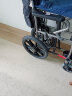鱼跃（YUWELL）轮椅H056C 铝合金软座便携 可折叠免充气老人手推轮椅车小轻量化 实拍图