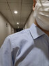 凡客诚品衬衫男商务易打理纯色西服正装衬衣男士白衬衫 长-蓝条 38 卡码建议拍大一码 实拍图