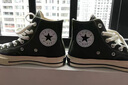 匡威（Converse）经典款男女鞋三星标1970s休闲鞋情侣帆布鞋百搭黑高帮162050C 162050C 高帮黑色 现货 37 实拍图