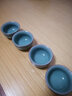 余着 哥窑品茗小茶杯官窑梅子青龙泉青瓷粉青釉功夫茶具 梅子青 1盏 实拍图