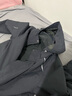 Simboo冲锋衣男女潮牌三合一夹克外套秋冬硬壳防寒登山服户外保暖防风衣 1855灰色-男 XL 实拍图