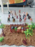 纽奇（Nukied）儿童恐龙玩具男孩3-6岁动物模型霸王龙长颈鹿野生动物套装礼物 带场景恐龙动物74件套 实拍图