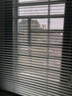 HENGSHANG免打孔百叶窗帘遮光办公室卫生间厨房铝合金防水升降遮阳百叶帘 【拉珠款免打孔】哑光纯白 实拍图