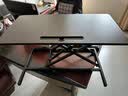 欧泰仕站立办公电脑增高架升降坐站交替可折叠学习桌支架移动笔记本支架 80*40-双层-气动尊享款-黑色 实拍图