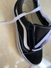 VANS范斯官方 Old Skool Platform酷感黑厚底增高女鞋板鞋低帮 黑色 38 实拍图